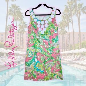 Lilly Pulitzer Nina Shift Dress In Chin Chin Fabrix